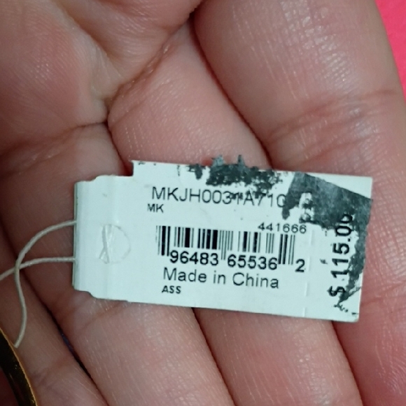 Michael Kors Gold Bracelet with Silver Diamond Accents - Picture 4 of 5